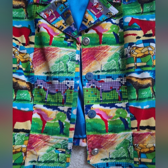 Vintage Versace Women's Vest - Picture 7 of 8